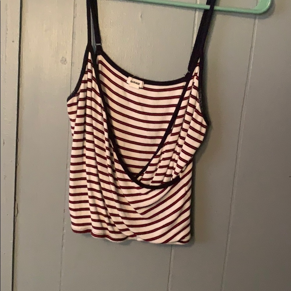 Garage cropped tank top